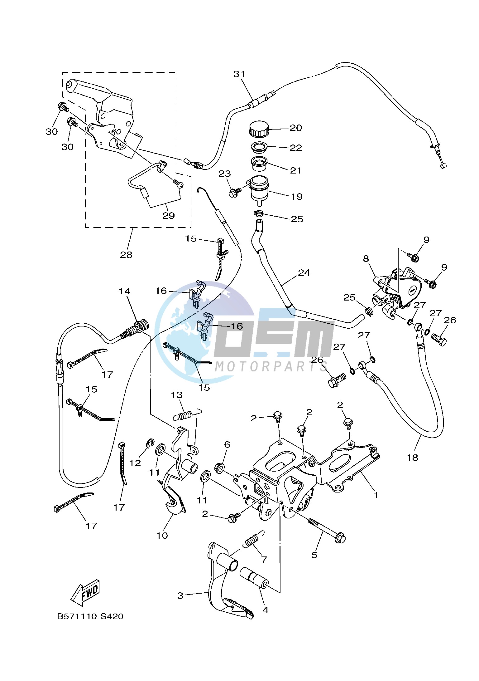 PEDAL WIRE