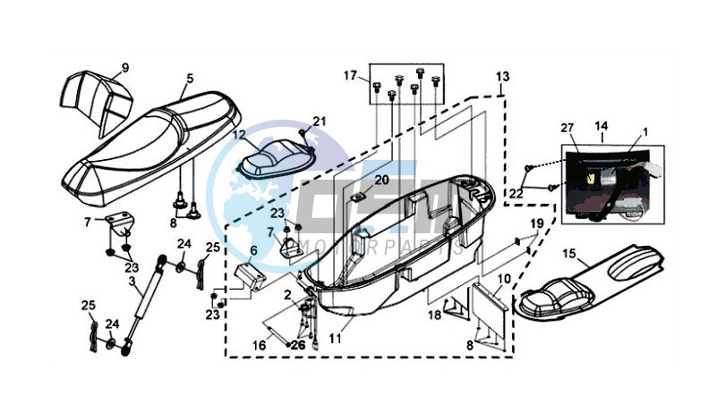 BUDDYSEAT - HELMET BOX