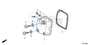 NSC50E Vision 50 - NSC50E UK - (E) drawing CYLINDER HEAD COVER