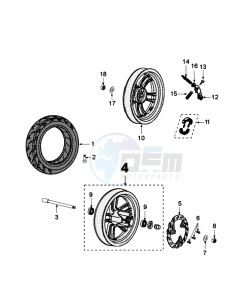 FIGHT 4 50 4T ICEBLADE drawing WHEELS