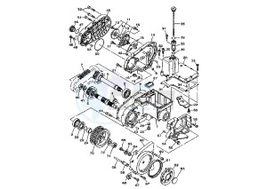 XV A WILD STAR 1600 drawing MIDDLE DRIVE GEAR