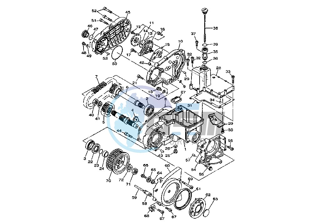 MIDDLE DRIVE GEAR