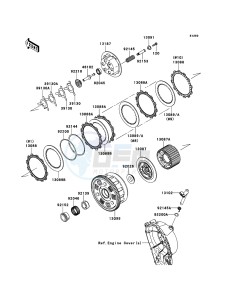 NINJA_ZX-10R_ABS ZX1000KEF FR XX (EU ME A(FRICA) drawing Clutch