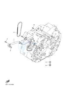 XVS950CR XVS950 CAFE RACER XV950 RACER 60TH ANNIV. (B33E) drawing OIL PUMP