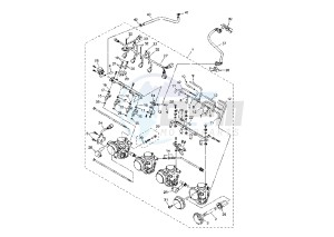 YZF R1 1000 drawing INJECTION SYSTEM