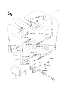 VN 1500 E [VULCAN 1500 CLASSIC] (E2-E6) [VULCAN 1500 CLASSIC] drawing IGNITION SYSTEM