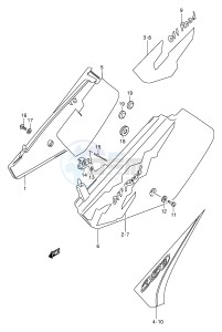 DR350 (E1) drawing FRAME COVER