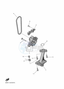 YZF690 YZF-R7 (BEB4) drawing OIL PUMP