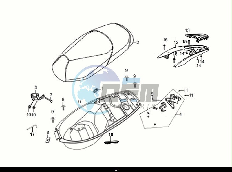 SEAT - REAR GRIP