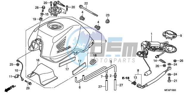 FUEL TANK/FUEL PUMP