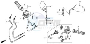 FJS400D SILVER WING drawing SWITCH/CABLE