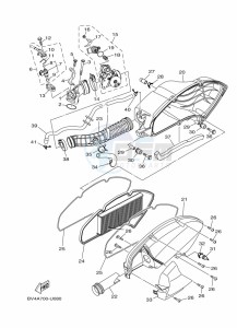 CZD300D-A XMAX 300 (BGS3) drawing REAR WHEEL & BRAKE SYSTEM