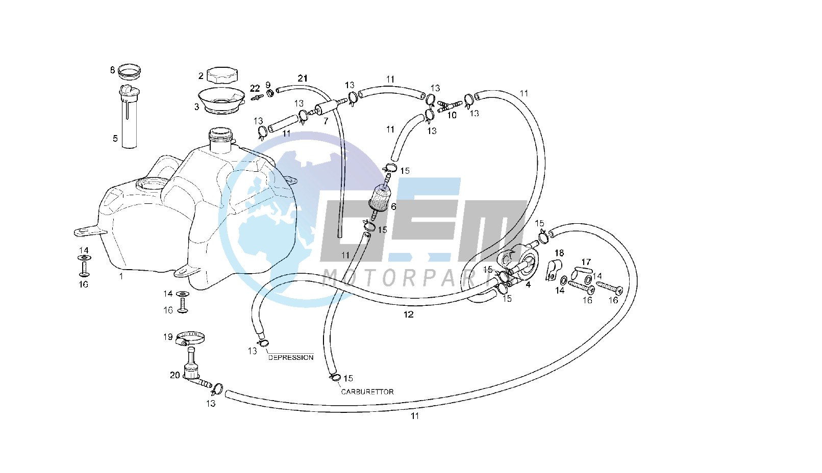 FUEL TANK 125