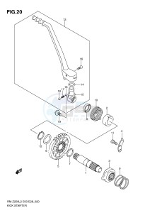 RM-Z250 (E03) drawing KICK STARTER