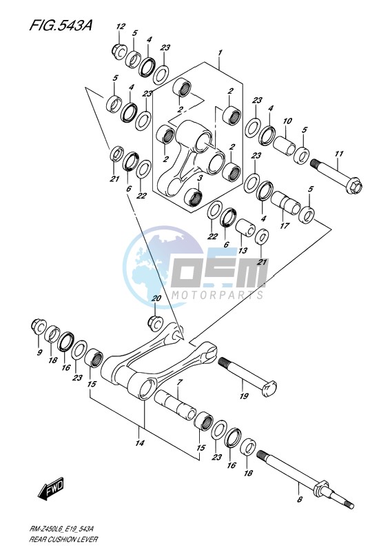 REAR CUSHION LEVER