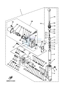 FT8D drawing POWER-TILT-ASSEMBLY