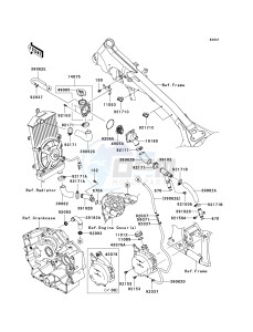 VN 900 D[VULCAN 900 CLASSIC LT] (6F-9F) D7F drawing WATER PIPE