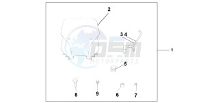 FJS400D SILVER WING drawing WINDSHIELD