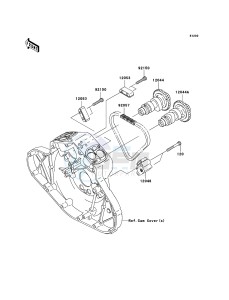 VN2000 VN2000-A2H GB XX (EU ME A(FRICA) drawing Camshaft(s)/Tensioner