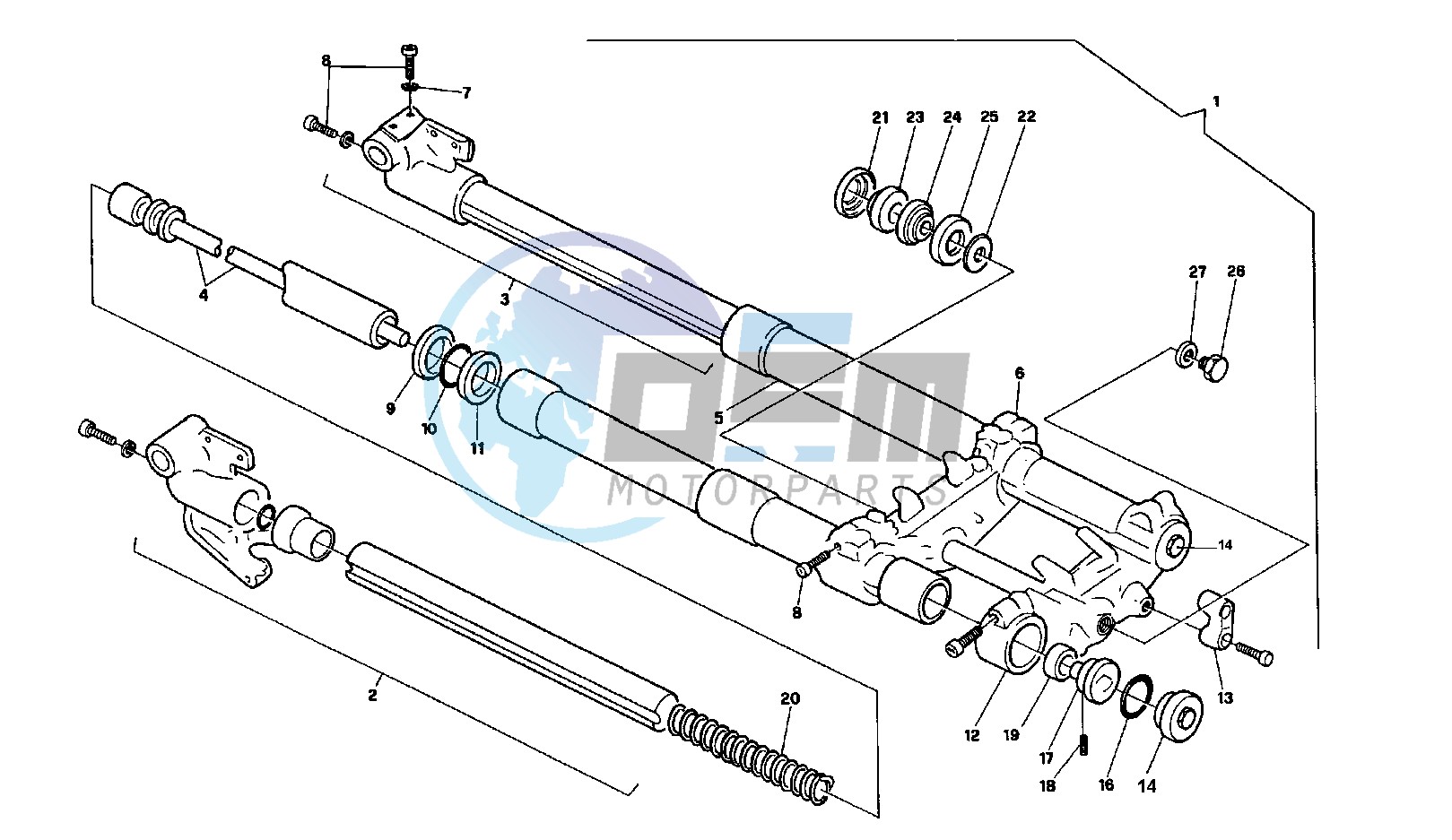 Front fork i.m. b/c/d