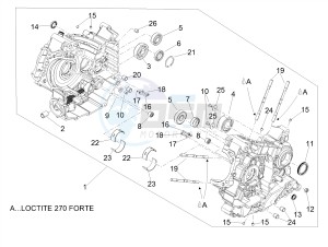 DORSODURO 900 E4 ABS (EMEA, LATAM) drawing Crankcases I