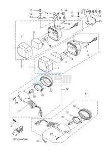 CW50N BOOSTER (2B7L 2B7M) drawing FLASHER LIGHT