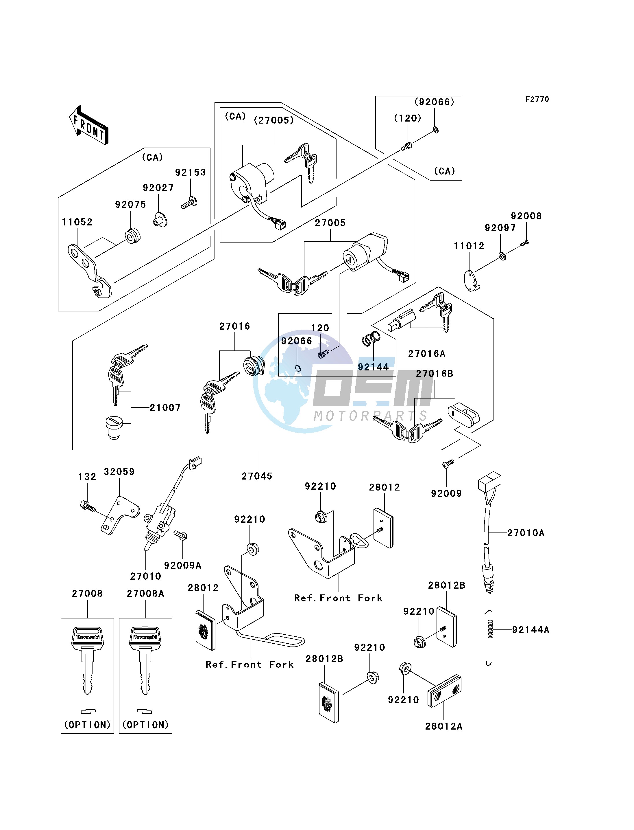 IGNITION SWITCH_LOCKS_REFLECTORS