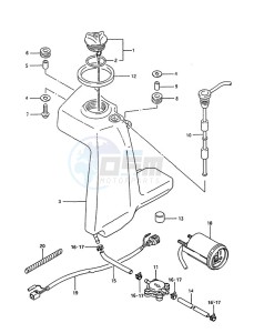 DT 85 drawing Oil Tank (1988 to 1994)