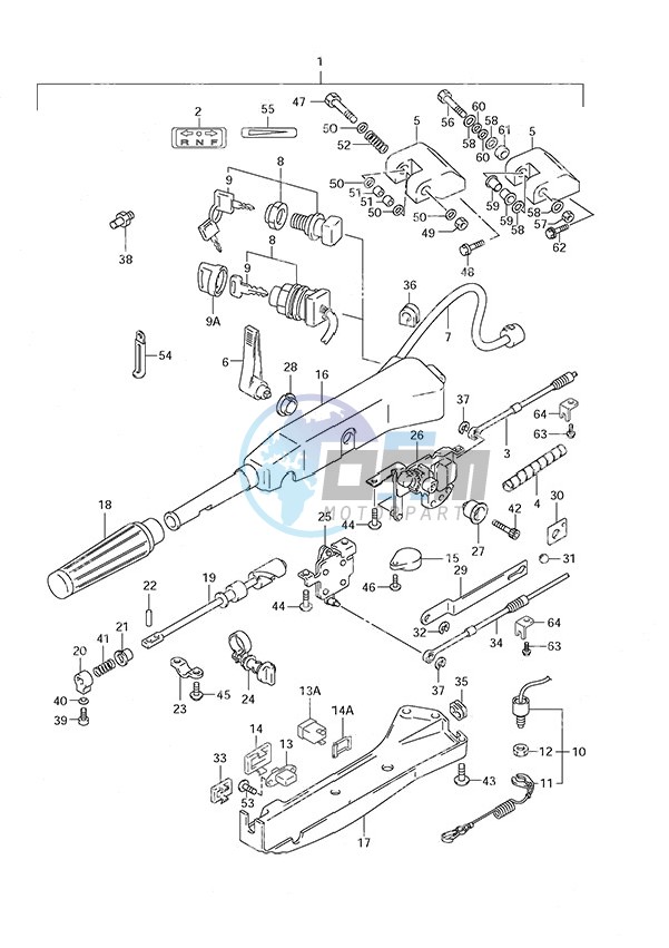 Tiller Handle