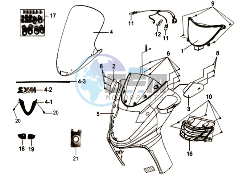 HEAD LIGHT FR  COVER