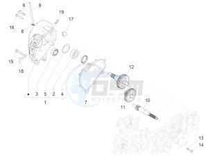 PRIMAVERA 150 4T 3V IGET ABS E4 (NAFTA) drawing Reduction unit