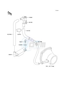 JH 1100 A [1100 ZXI] (A6-A8) [1100 ZXI] drawing BILGE SYSTEM