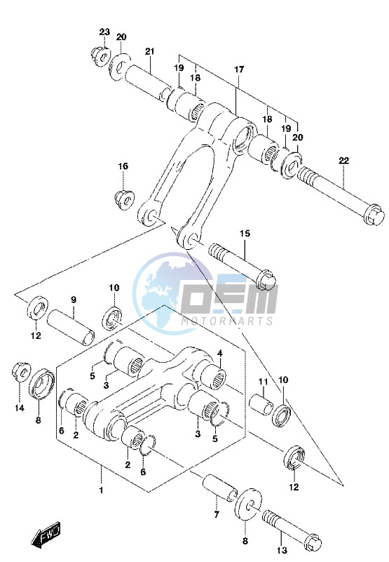 REAR CUSHION LEVER