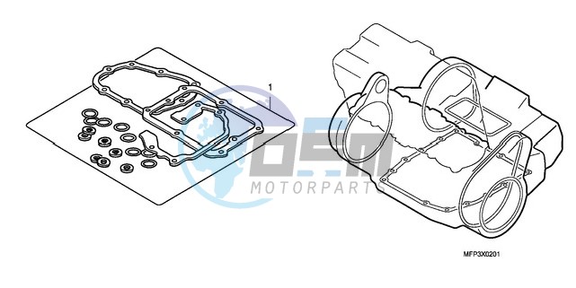 GASKET KIT B (CB13009/S9/A9/SA9)