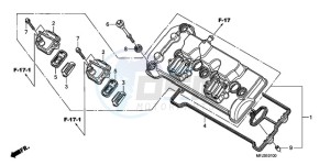 CBR600RRA F / CMF drawing CYLINDER HEAD COVER