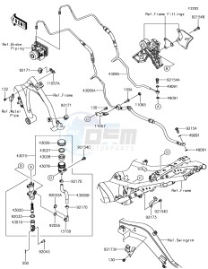 Z650 ER650HJF XX (EU ME A(FRICA) drawing Rear Master Cylinder