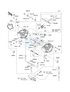 KVF 700 B [PRAIRIE 700 4X4 HARDWOODS GREEN HD] (B1-B2) [PRAIRIE 700 4X4 HARDWOODS GREEN HD] drawing CARBURETOR