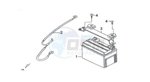 HD 200EVO EFI drawing BATTERY