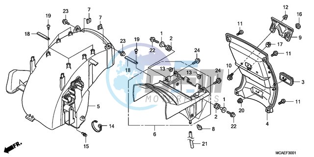 REAR FENDER (PREMIUM AUDI O)