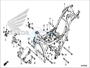 NC750JH Europe Direct - (ED) drawing FRAME BODY