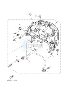 MW125 MW-125 TRICITY TRICITY 125 (2CM1 2CM5) drawing TAILLIGHT