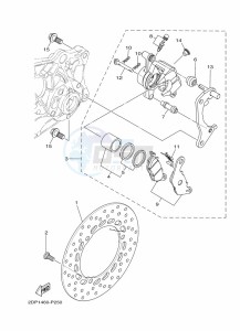 MWS125-A TRICITY 125 (BR7G) drawing FRONT BRAKE CALIPER