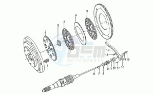 California 1100 EV (V11 EV Usa) EV (V11 EV Usa) drawing Clutch