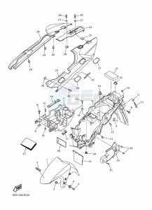 FJR1300D-AE FJR1300AE (B96L) drawing FENDER