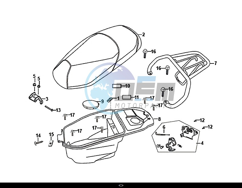 SEAT REAR GRIP