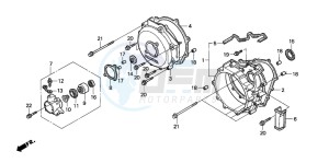 ST1100 drawing CLUTCH COVER