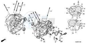 VT750SB drawing CRANKCASE