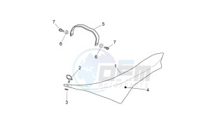 RXV-SXV 450-550 Enduro-Supermotard drawing Saddle