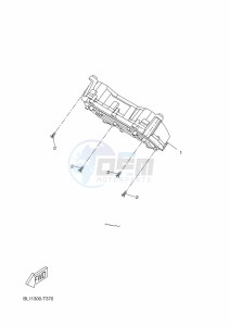 YP125RA XMAX 125 ABS (B9Y4) drawing METER