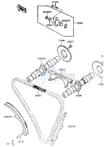 EN 450 A [454 LTD] (A1-A5) [454 LTD] drawing CAMSHAFT-- S- -_TENSIONER